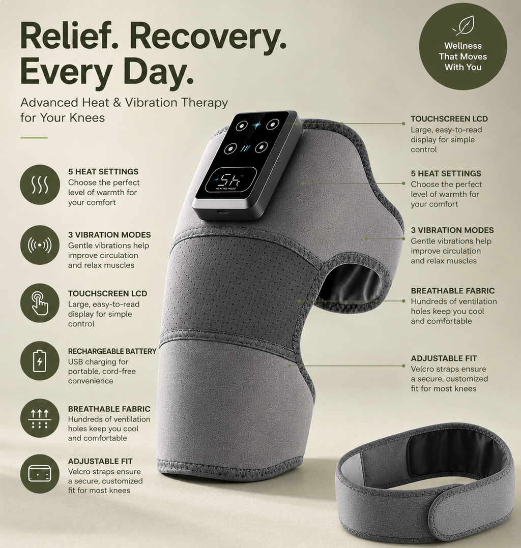 REKIND KNEE Heated Knee Massager