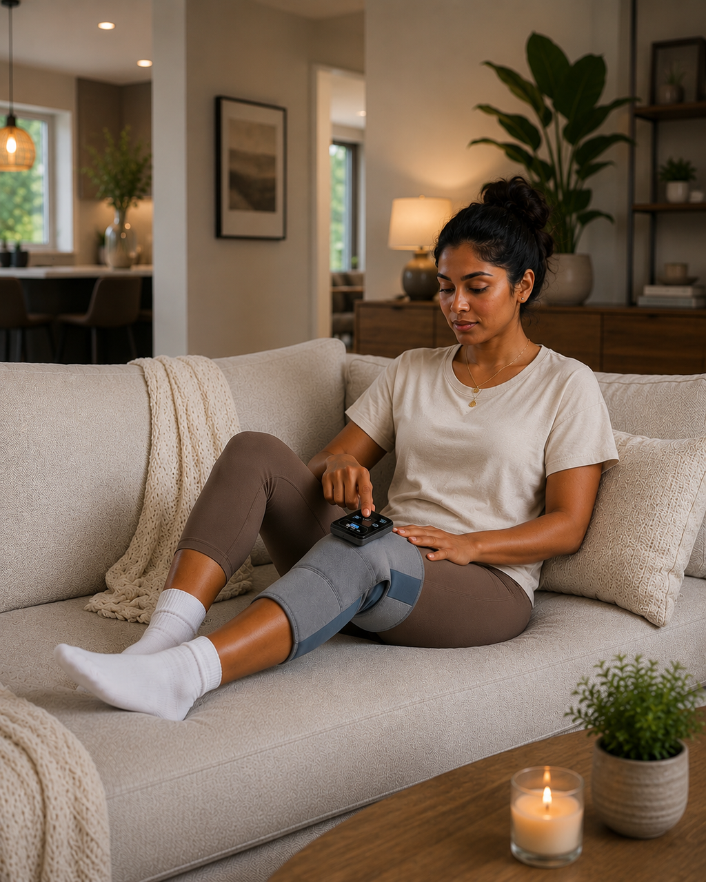 REKIND KNEE Heated Knee Massager
