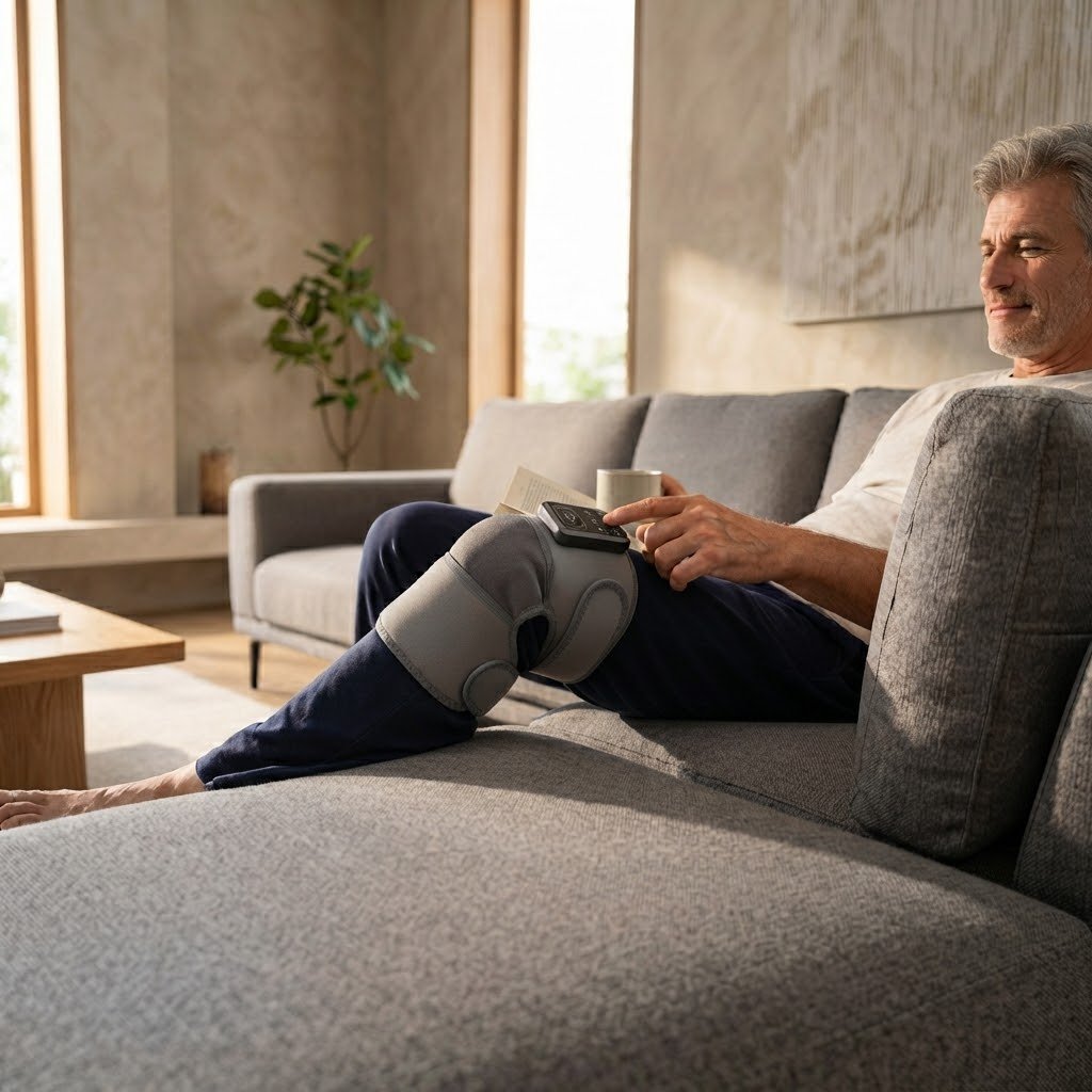 REKIND KNEE™ | Heated Knee Massager for Stiff, Tired Knees - REKIND